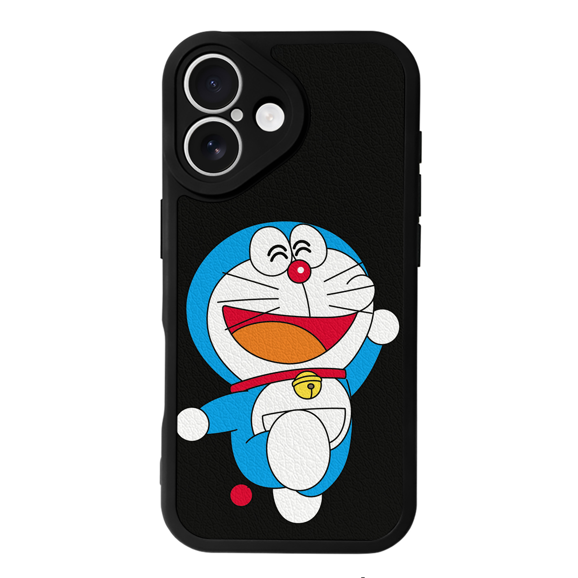 （画像用） ドラえもん Doraemon 【iPhone 16シリーズ対応】シリコンスマホケース（レザー調） 材質：シリコン